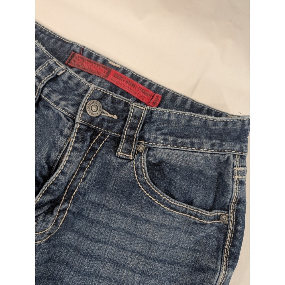 Rock and Roll Cowboy Double Barrel Relaxed Straight Leg‎ 30x28 (30*30 Tag) Dark